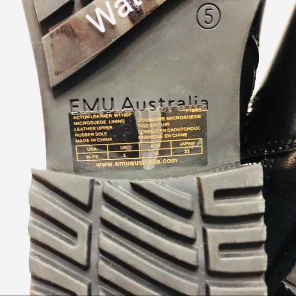 NWT EMU Australia Action Leather Boots - Picture 5 of 8